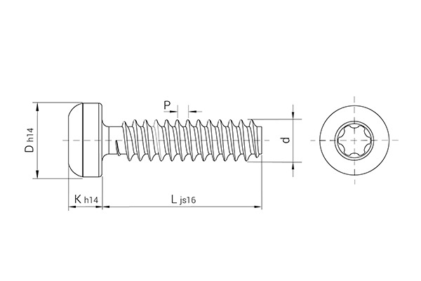 REMFORM® II F™ 镀锌螺钉, 盘头, TORX PLUS® AUTOSERT® 槽型