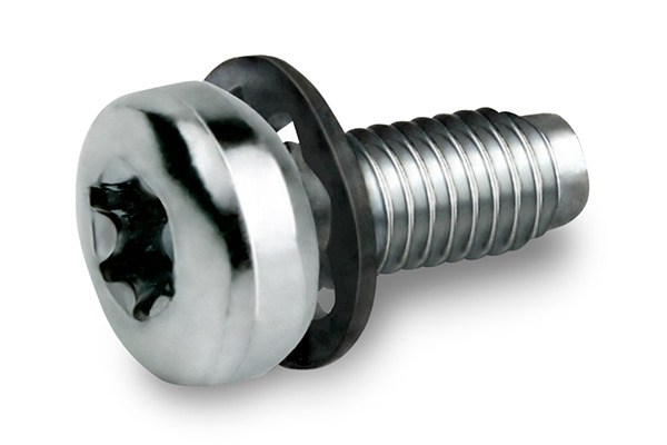 TAPTITE II® 镀锌螺钉,盘头+锥形垫圈,TORX® 槽型
