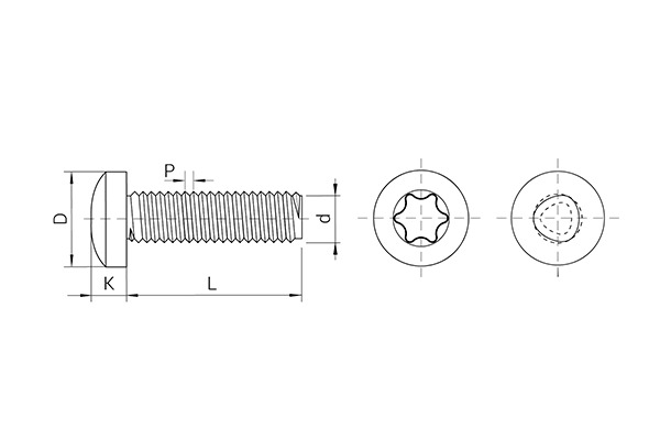 TAPTITE 2000® 镀锌螺钉,盘头,TORX® 槽型, CORFLEX® N™ 中性调质热处理