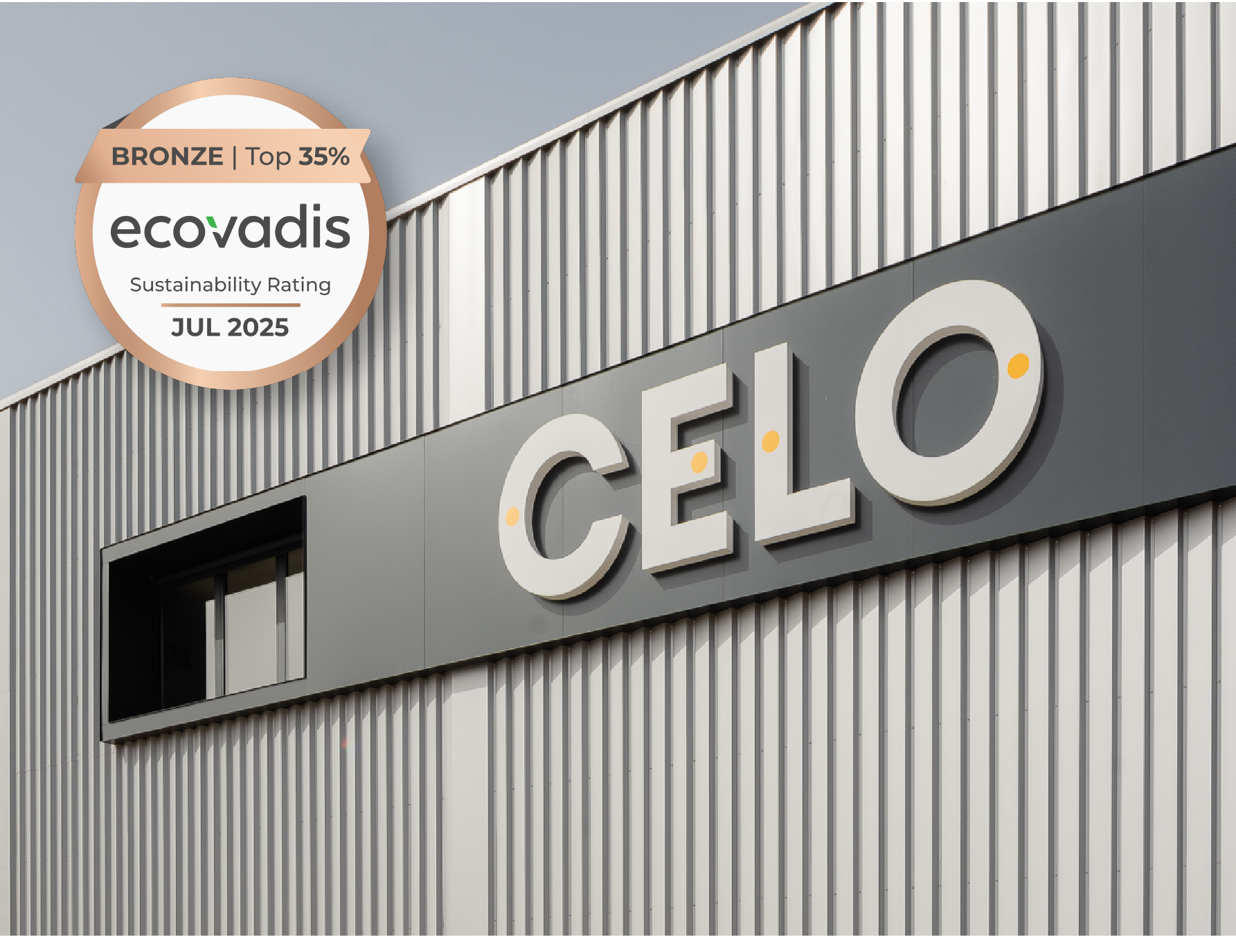 CELO荣获EcoVadis铜牌认证